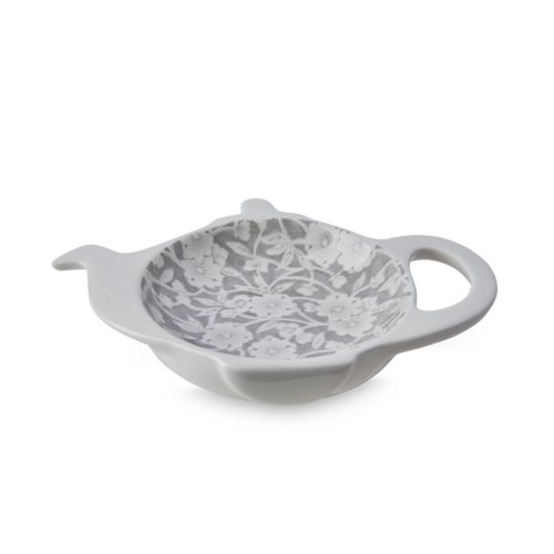 Burleigh Pottery Calico Grey Mini Teapot Tray - Boxed Burleigh Pottery Calico Grey Mini Teapot Tray - Boxed