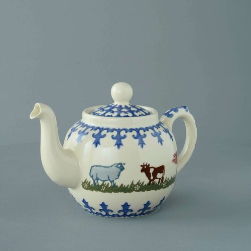 Brixton Pottery Brixton Farm Animals Teapot - 4 Cup Brixton Pottery Brixton Farm Animals Teapot - 4 Cup
