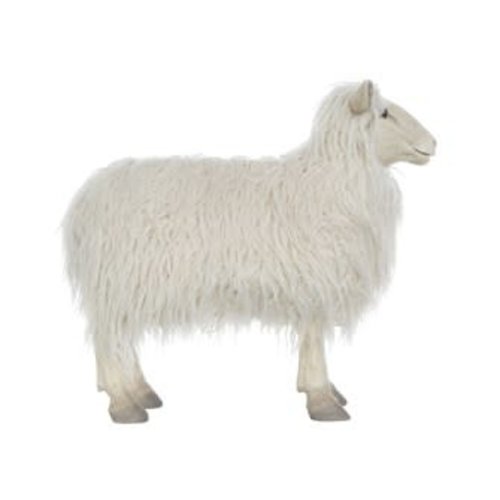 Resin Sheep with Faux Fur Resin Sheep with Faux Fur