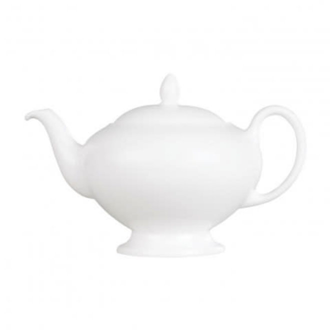 Leigh White China Teapot