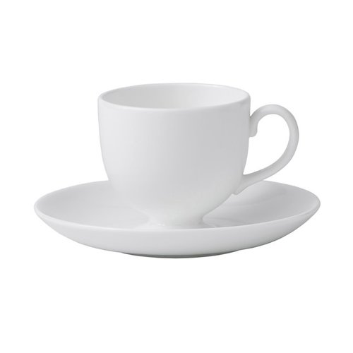 Wedgwood Wedgewood White Teacup and Saucer Wedgwood Wedgewood White Teacup and Saucer