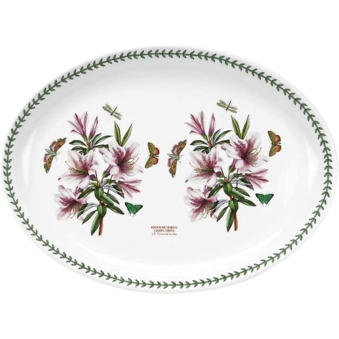 Botanic Garden Oval Turkey Platter (Azalea)