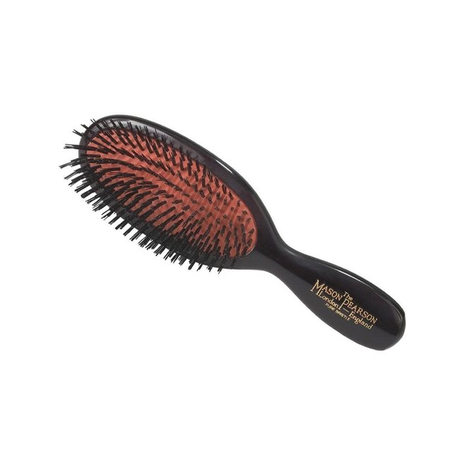 Mason Pearson B4 Pure Boar Bristle Dark Ruby Pocket Hair Brush