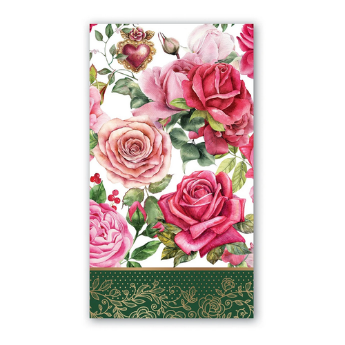 Michel Design Works Royal Rose Hostess Napkins Michel Design Works Royal Rose Hostess Napkins