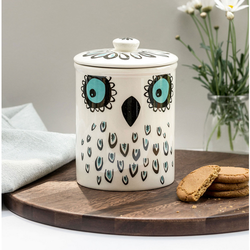 Hannah Turner Storage Jar Owl Hannah Turner Storage Jar Owl