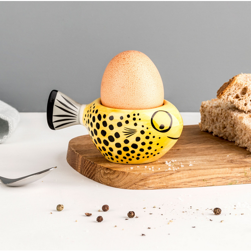 Hannah Turner Egg Cup Fish Yellow Hannah Turner Egg Cup Fish Yellow
