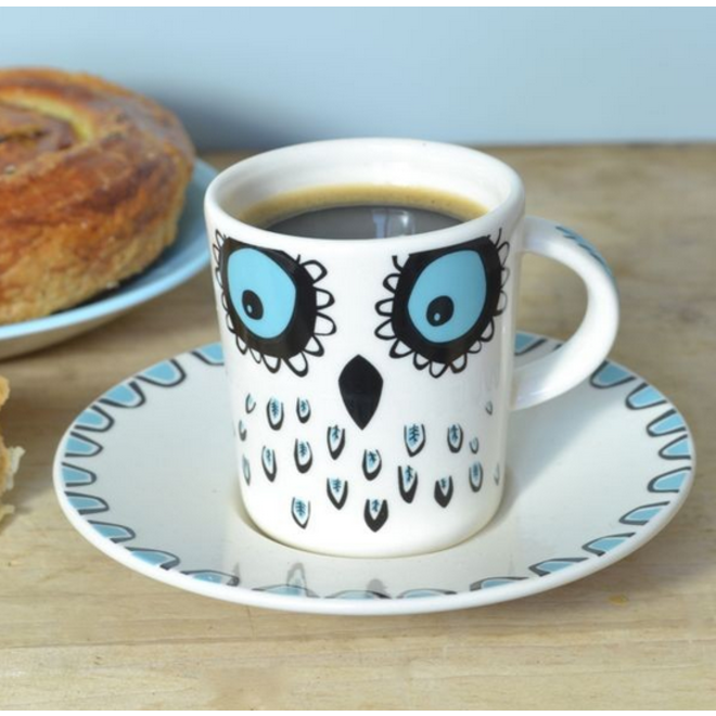 Espresso Cup Owl
