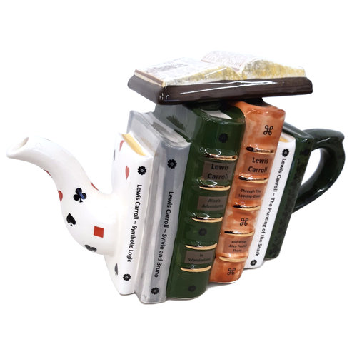 Carters of Suffolk Lewis Carroll Books Teapot Carters of Suffolk Lewis Carroll Books Teapot