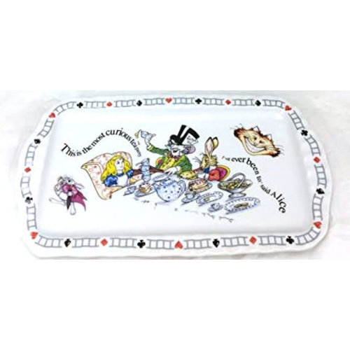 Alice in Wonderland Curious Tea Party Tray Alice in Wonderland Curious Tea Party Tray