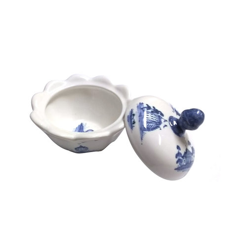 Isis Ceramics Isis Blue Palladian Sugar Bowl Isis Ceramics Isis Blue Palladian Sugar Bowl
