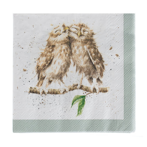 Wrendale Wrendale What A Hoot Napkins Luncheon Wrendale Wrendale What A Hoot Napkins Luncheon
