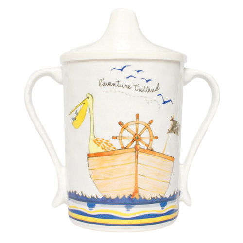Baby Cie Textured Sip Cup Adventure Awaits Baby Cie Textured Sip Cup Adventure Awaits