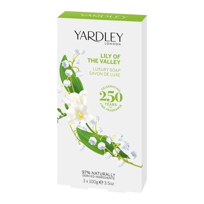 Yardley Lily of the Valley Luxury Soap (box of 3)