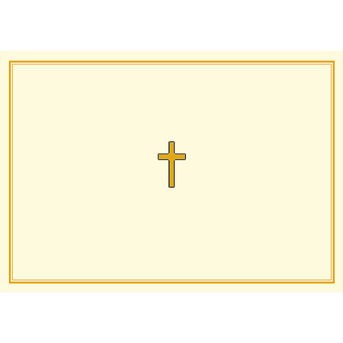 Gold Cross Notecards Gold Cross Notecards