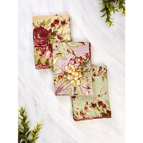 April Cornell Cottage Core Patchwork 3 Tea Towel Bundle April Cornell Cottage Core Patchwork 3 Tea Towel Bundle