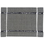 Knotted Black Cloth Placemat - 13"x19"