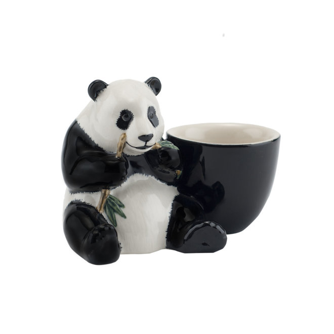 Panda with Egg Cup