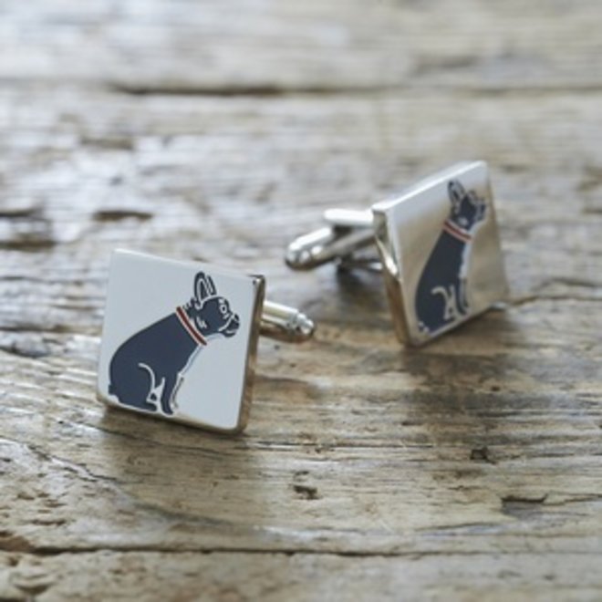 Sweet William French Bulldog Cufflinks