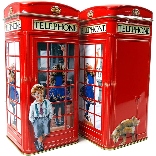 Churchill's Confectionery Red Phone Box English Cream Toffees