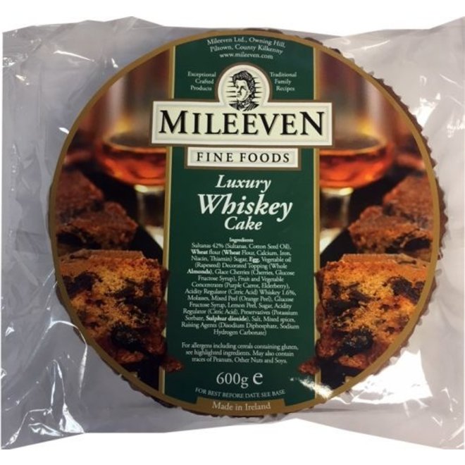 Mileeven Luxury Fruit Cake with Whiskey 600g