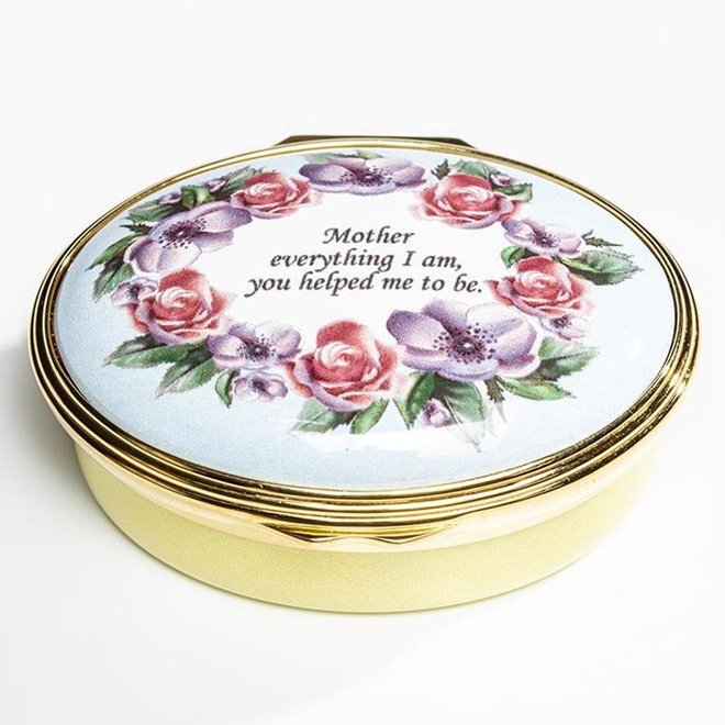 Halcyon Days Mother, Everything I am Enamel Box