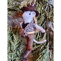 Felted Cowpoke Mouse Ornament