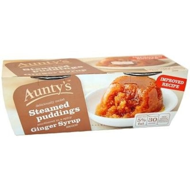 Aunty's Ginger Syrup Pudding