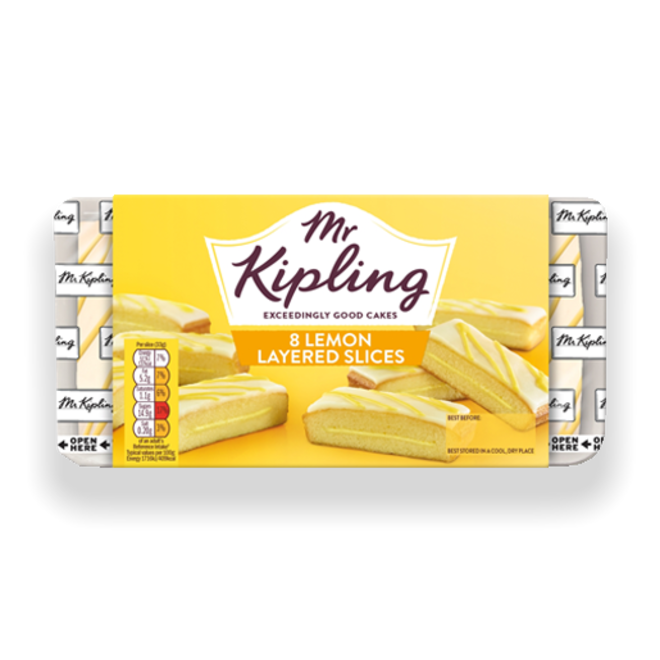 Mr Kipling Lemon Layered Slices