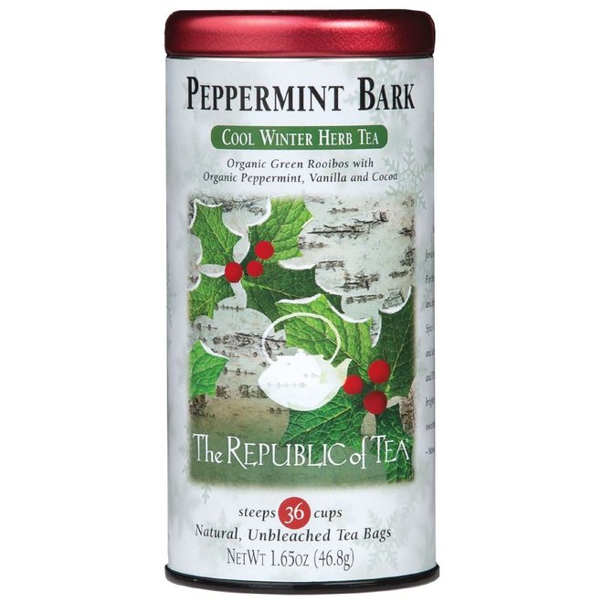 Republic of Tea Peppermint Bark Rooibos 36s