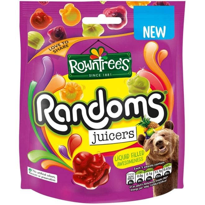 Rowntree's Randoms Juicers Sharing Bag