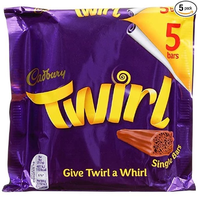 Cadbury 5 pack Twirl