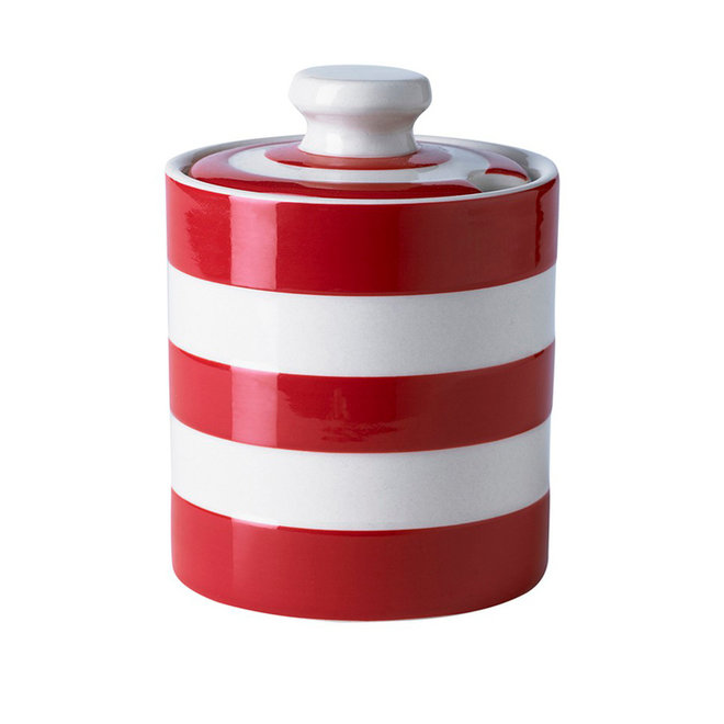 Red Cornishware Honey & Marmalade Jar