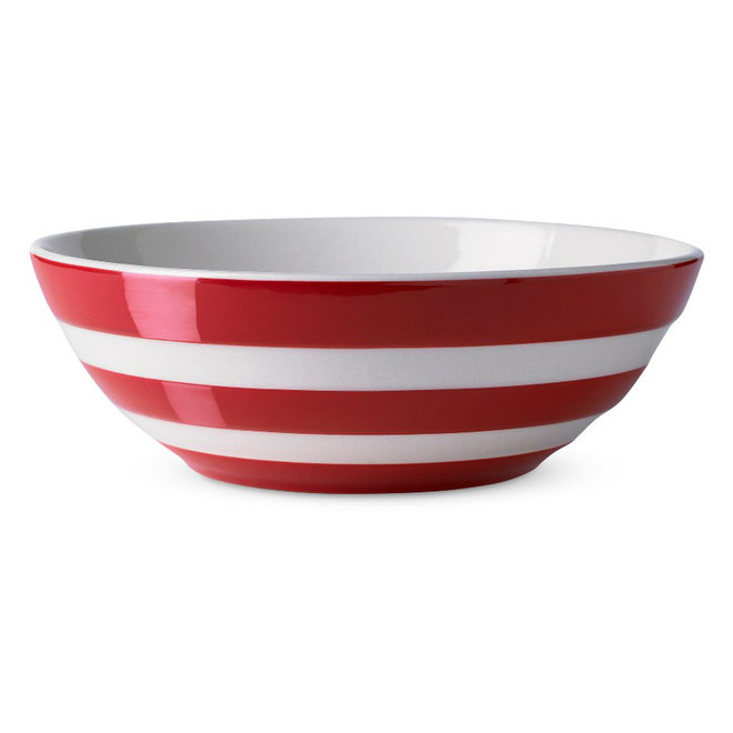 Red Cornishware Cereal Bowl