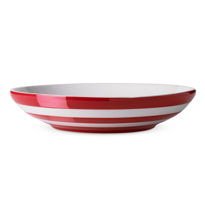 Red Cornishware Pasta Bowl