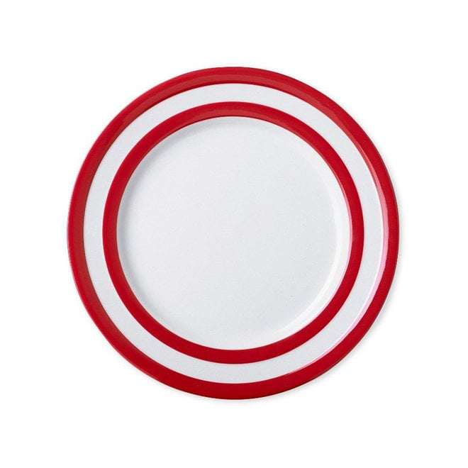 Red Cornishware Side Plate