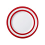 Red Cornishware Side Plate