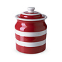 Red Cornishware Small Storage Jar