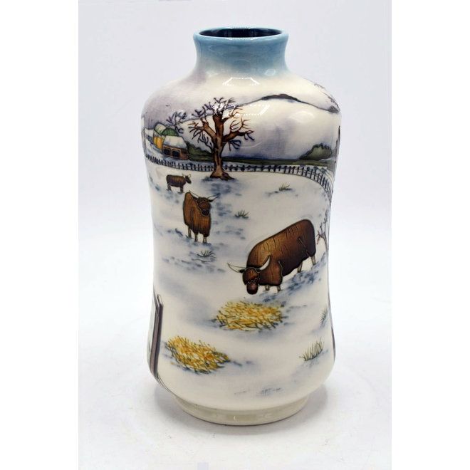 Moorcroft Winter Feed Vase