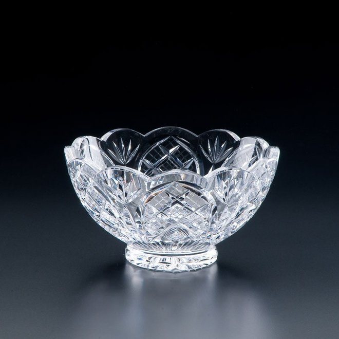 Cathedral 6" Footed Party Bowl Scalloped