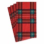 Royal Plaid Paper Guest Towel / Hostess Napkin