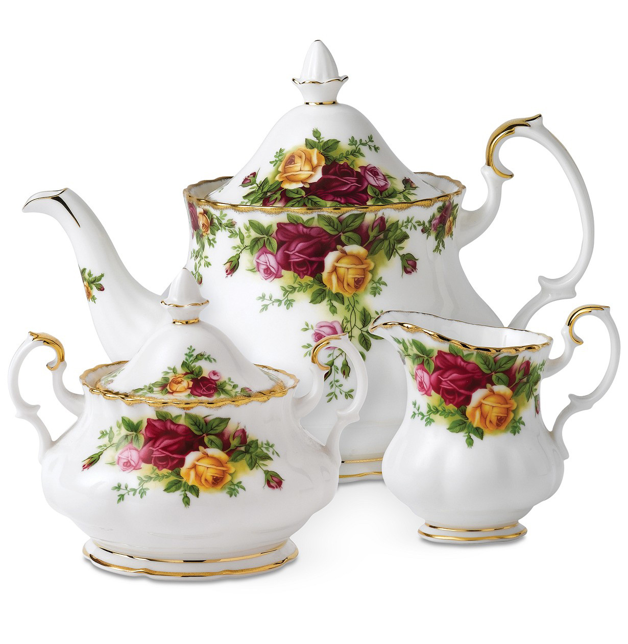 Royal Albert Old Country Roses Piece Tea Set British Isles