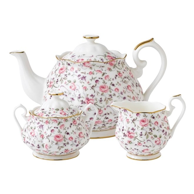 Rose Confetti 3 Piece Tea Set