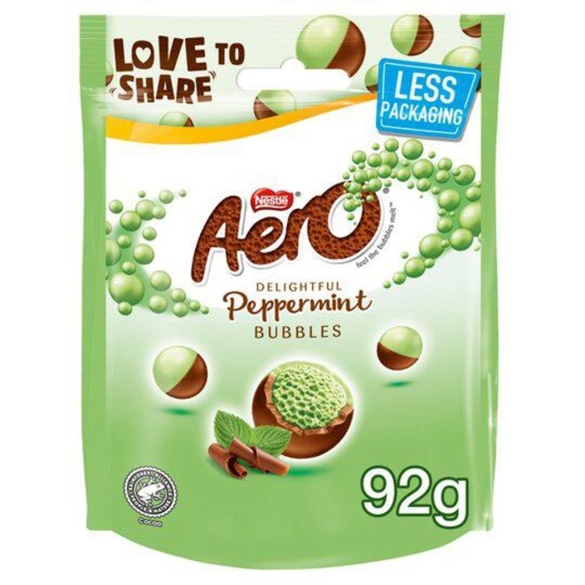 Aero Peppermint Bubbles Pouch 92g