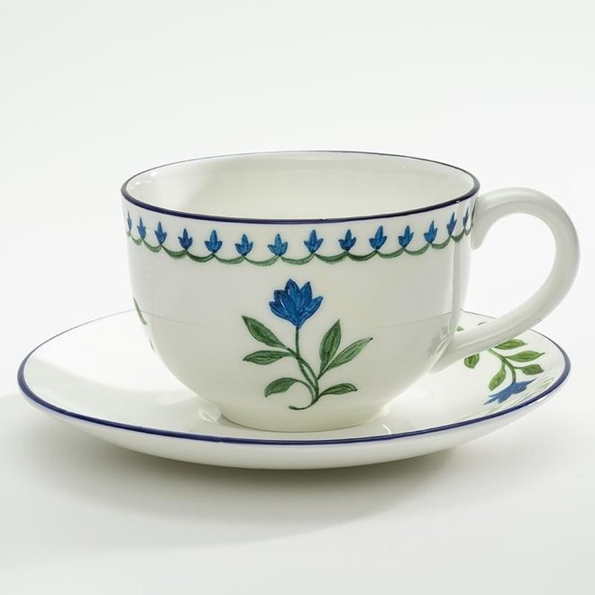 Nina Campbell Marguerite Teacup & Saucer