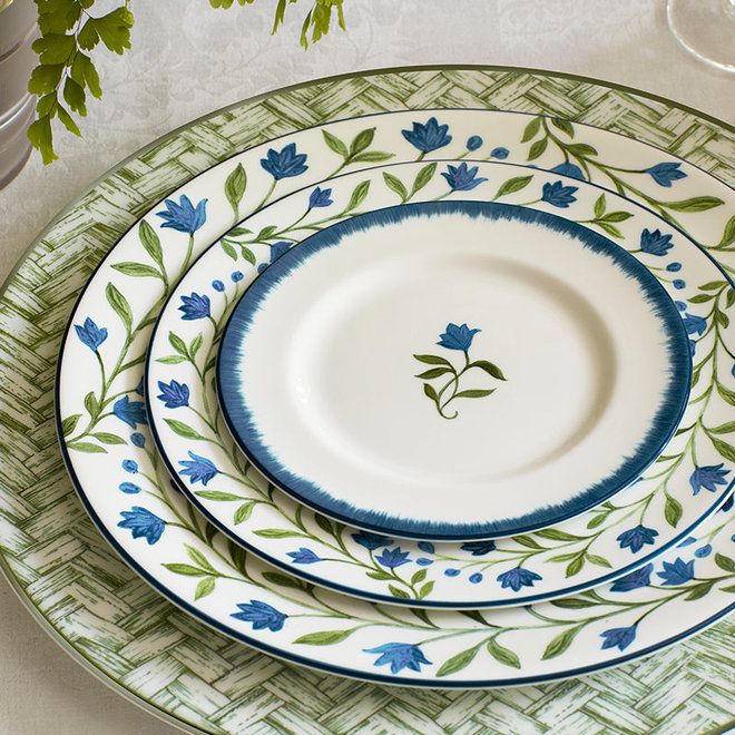 Nina Campbell Marguerite Blue Side Plate