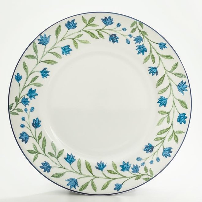 Nina Campbell Marguerite Blue Dinner Plate