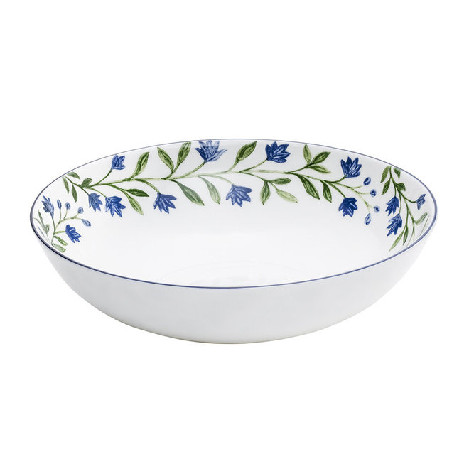 Nina Campbell Marguerite Blue Serving Bowl