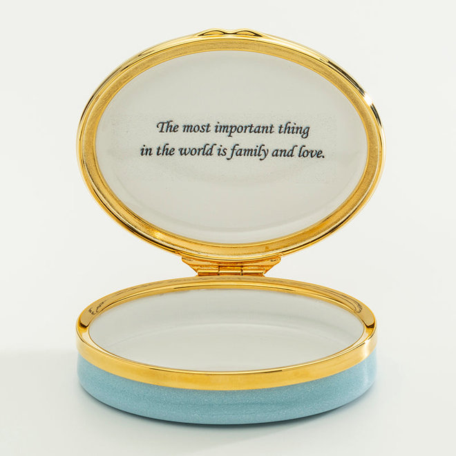 'The Most Important Thing in the World' Enamel Box