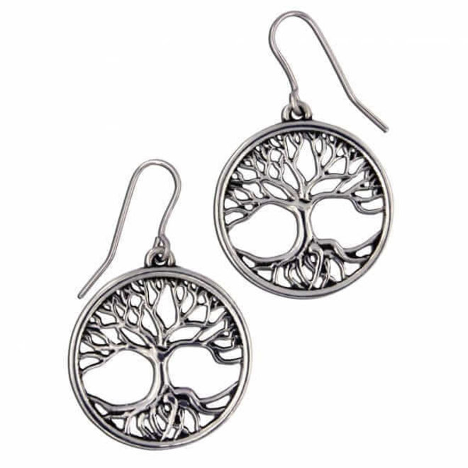 St. Justin Tree of Life Small Drop Earrings