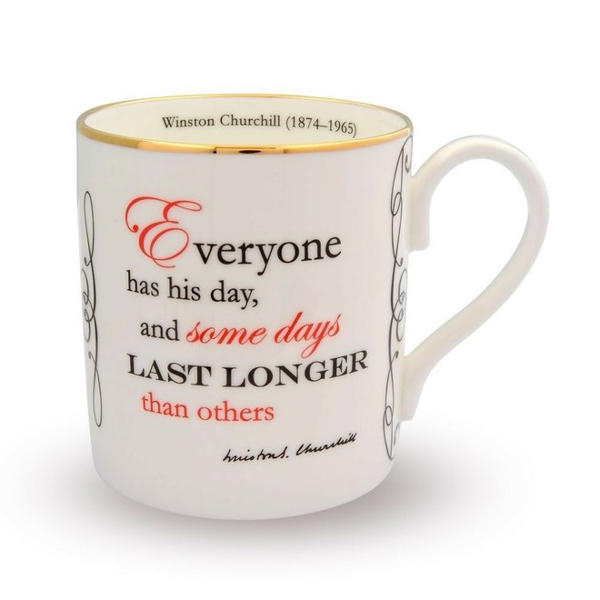 Churchill 'Everyone Has His Day' Mug